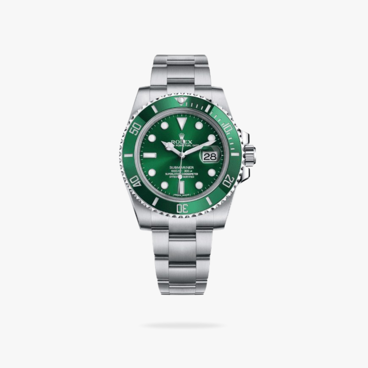 CEL-W-RL-063.png Rolex Submariner Date 41 mm Oyster Green Bezel Green mint Dial - Image 1
