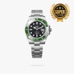 [Super Clone] Rolex Submariner Date 41 mm Oyster Green ceramic Bezel Bright black Dial 126610LV