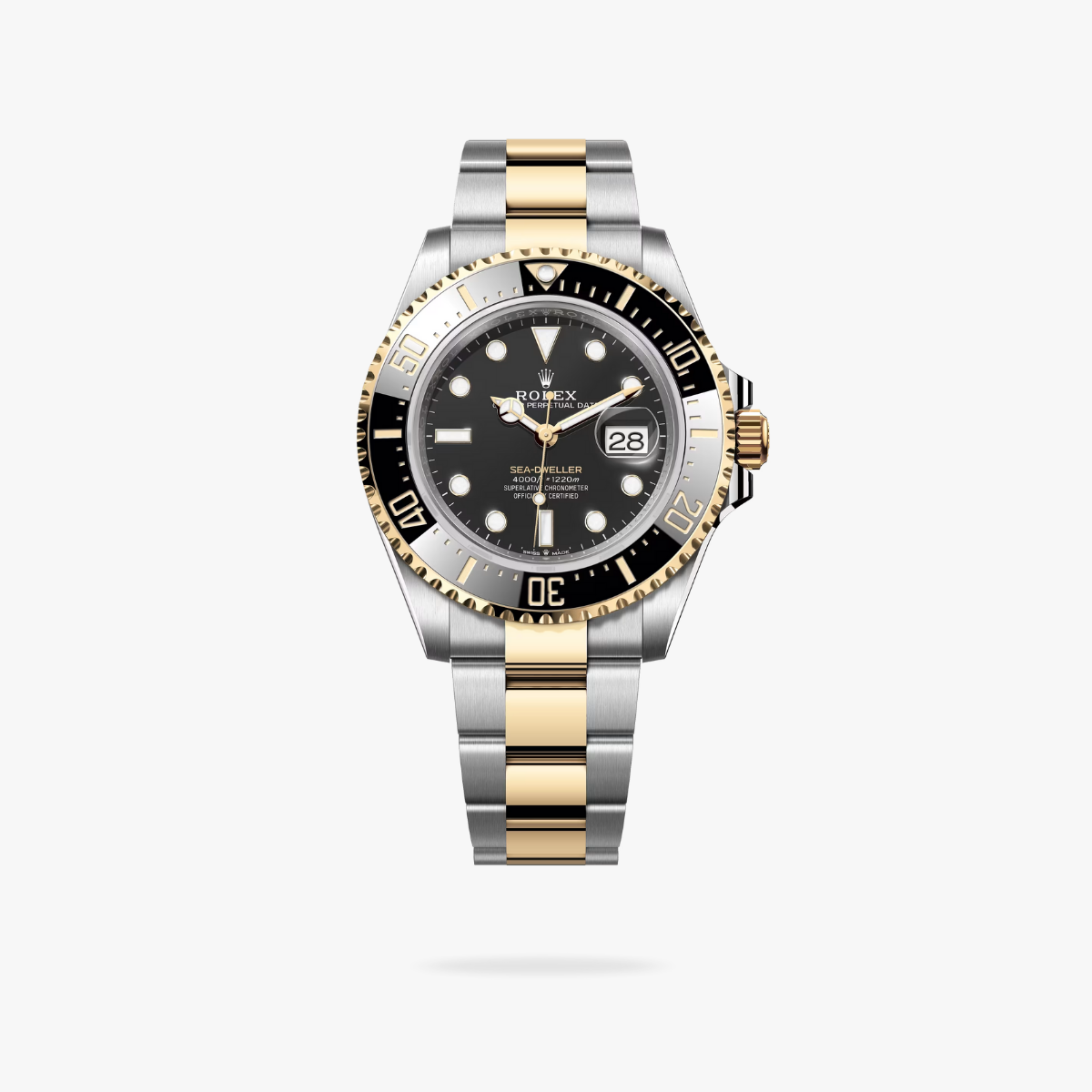 CEL-W-RL-067.png Rolex Sea Dweller 43 mm Oyster Black ceramic Bezel Bright black Dial 126603 - Image 1