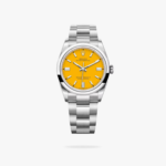 Rolex Oyster Perpetual 41 mm Oyster Trapeze Bezel Yellow Dial