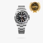 [Super Clone] Rolex Explorer II 42 mm Oyster Silver Bezel Black Dial 226570