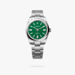 Rolex Oyster Perpetual 41 mm Oyster Trapeze Bezel Green Dial 134300