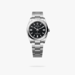 Rolex Oyster Perpetual 36 mm Oyster Trapeze Bezel Black Dial 126000
