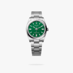 Rolex Oyster Perpetual 36 mm Oyster Trapeze Bezel Green Dial 126000