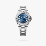 Rolex Yacht Master 40 mm Oyster Silver Bezel Bright blue Dial 126622