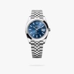 Rolex Datejust 41 mm Jubilee Smooth Bezel Bright blue Dial 126300