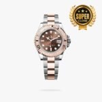 [Super Clone] Rolex Yacht Master 40 mm Oyster Everose Bezel Chocolate Dial 126621