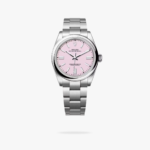 Rolex Oyster Perpetual 41 mm Oyster Trapeze Bezel Candy Pink Dial 134300