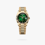 Rolex Daydate 36 mm President Fluted Bezel Blue ombre Dial 128238