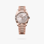Rolex Daydate 40 mm President Fluted Bezel Sundust set with diamonds Dial 228235