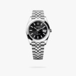 Rolex Datejust 41 mm Jubilee Smooth Bezel Bright black Dial 126300