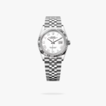Rolex Datejust 36 mm Jubilee Fluted Bezel White Dial 126234