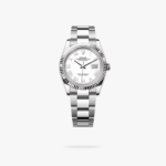 Rolex Datejust 36 mm Oyster Fluted Bezel White Dial 126234