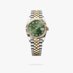 Rolex Datejust 36 mm Jubilee Fluted Bezel Olive green Dial