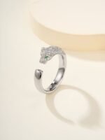 CARTIER Panthère de Cartier ring small model half-paved - Image 2