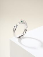 CARTIER Panthère de Cartier ring small model half-paved - Image 4
