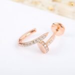 CARTIER Juste un Clou hoop earrings small model paved - Image 2